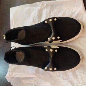 Roger Vivier Sneaky Bab doll Pearl Sneakers - Black, Size 37.5 - Used